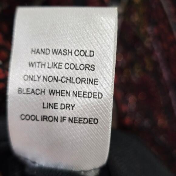 Daniel Rainn Chiffon Paisley Smocked Blouse Size Small NWT - Picture 9 of 10